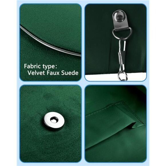 Clutch Formal Evening Bags Green - Picture 3 of 7